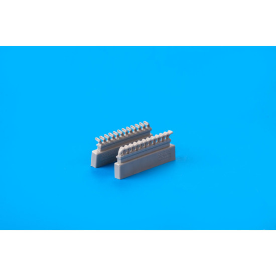 Eduard 648508 1/48 P-400 exhaust stacks Brassin for Aircraft