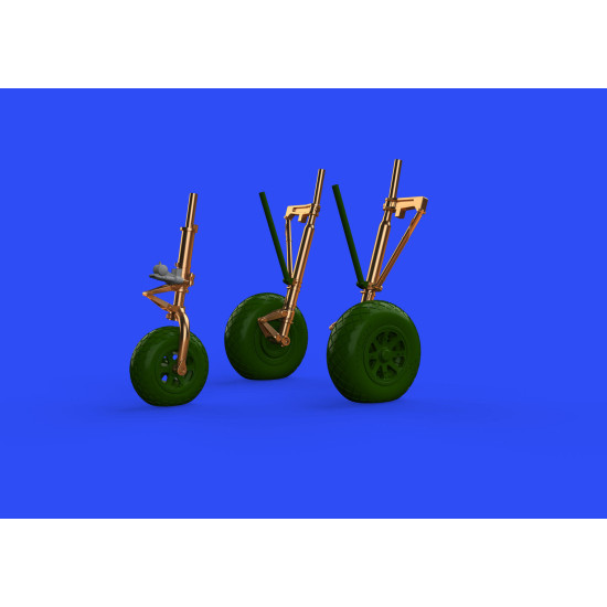 Eduard 648521 1/48 P-38F/G undercarriage legs BRONZE Brassin for Aircraft