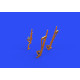 Eduard 648521 1/48 P-38F/G undercarriage legs BRONZE Brassin for Aircraft
