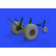 Eduard 648529 1/48 B-17 wheels Brassin for Aircraft