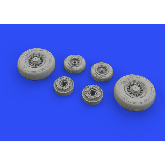Eduard 648530 1/48 F-14D wheels Brassin for Aircraft