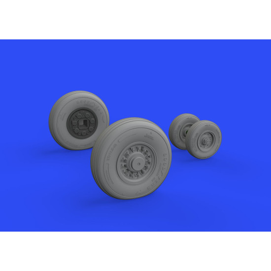 Eduard 648530 1/48 F-14D wheels Brassin for Aircraft