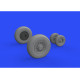 Eduard 648530 1/48 F-14D wheels Brassin for Aircraft