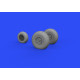 Eduard 648534 1/48 A-26/B-26 Invader wheels Brassin for Aircraft