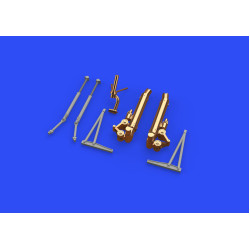 Eduard 648540 1/48 B-17G undercarriage legs BRONZE Brassin for Aircraft