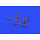 Eduard 648540 1/48 B-17G undercarriage legs BRONZE Brassin for Aircraft