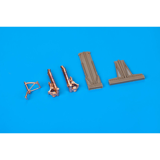 Eduard 648540 1/48 B-17G undercarriage legs BRONZE Brassin for Aircraft
