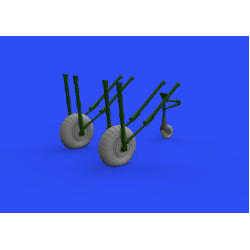 Eduard 648542 1/48 He 111 early wheels Brassin for Aircraft