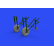 Eduard 648542 1/48 He 111 early wheels Brassin for Aircraft