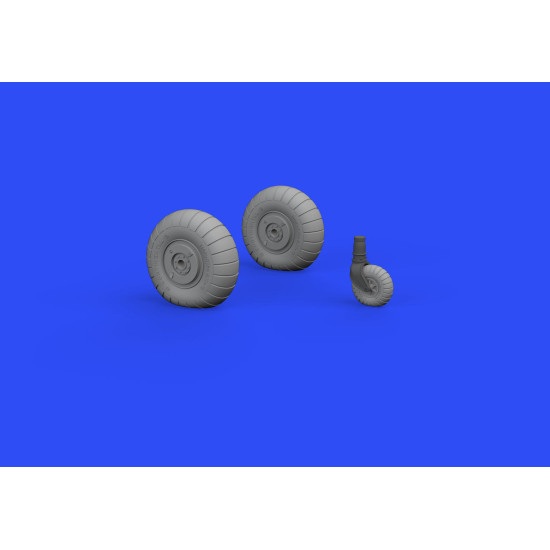 Eduard 648542 1/48 He 111 early wheels Brassin for Aircraft