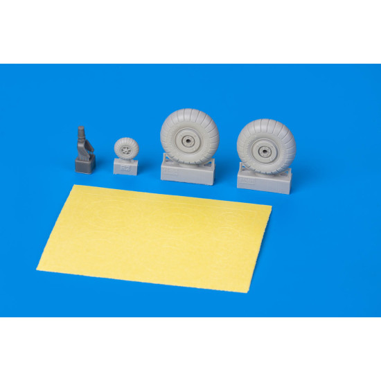 Eduard 648542 1/48 He 111 early wheels Brassin for Aircraft