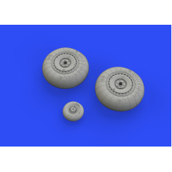 Eduard 648543 1/48 He 111 wheels late Brassin for Aircraft