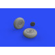 Eduard 648543 1/48 He 111 wheels late Brassin for Aircraft