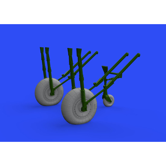 Eduard 648543 1/48 He 111 wheels late Brassin for Aircraft