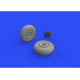 Eduard 648543 1/48 He 111 wheels late Brassin for Aircraft