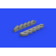 Eduard 648588 1/48 Il-2 exhaust stacks Brassin for Aircraft