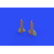 Eduard 648589 1/48 Spitfire Mk.I undercarriage legs BRONZE Brassin for Aircraft