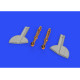 Eduard 648589 1/48 Spitfire Mk.I undercarriage legs BRONZE Brassin for Aircraft