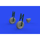 Eduard 648608 1/48 Do 17Z wheels Brassin for Aircraft