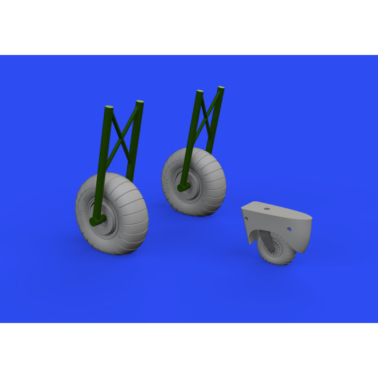 Eduard 648608 1/48 Do 17Z wheels Brassin for Aircraft