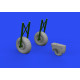 Eduard 648608 1/48 Do 17Z wheels Brassin for Aircraft