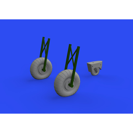 Eduard 648608 1/48 Do 17Z wheels Brassin for Aircraft