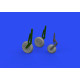 Eduard 648622 1/48 MiG-15 wheels Brassin for Aircraft Eduard 648622 1/48 MiG-15 wheels Brassin for Aircraft