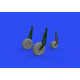 Eduard 648622 1/48 MiG-15 wheels Brassin for Aircraft Eduard 648622 1/48 MiG-15 wheels Brassin for Aircraft