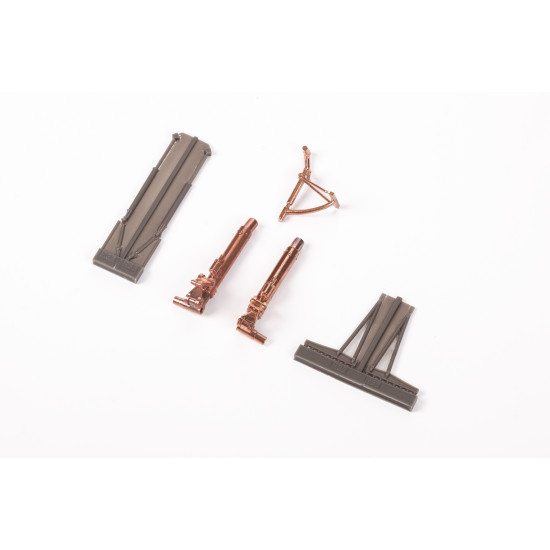 Eduard 648632 1/48 B-17F undercarriage legs BRONZE Brassin for Aircraft