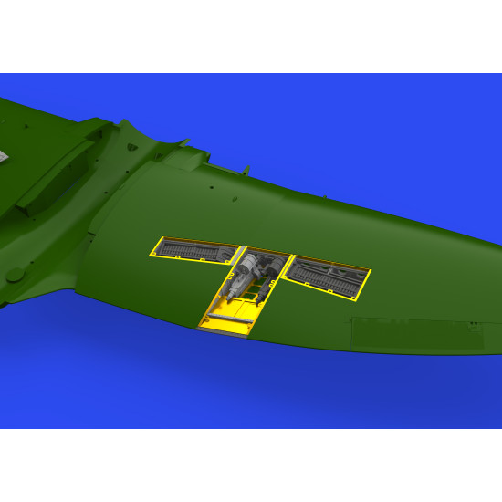 Eduard 648638 1/48 Tempest Mk.II gun bays Brassin for Aircraft