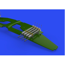 Eduard 648641 1/48 RP-3 60lb rockets for Tempest Mk.II Brassin for Aircraft