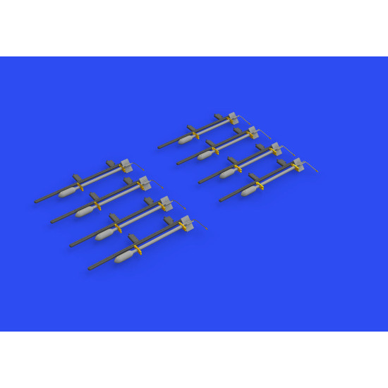 Eduard 648641 1/48 RP-3 60lb rockets for Tempest Mk.II Brassin for Aircraft
