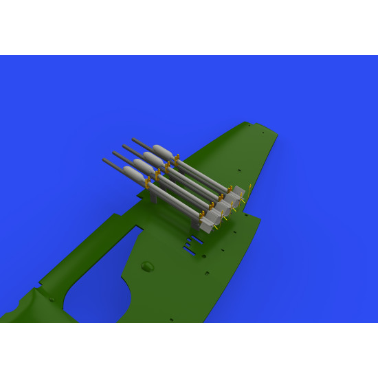 Eduard 648641 1/48 RP-3 60lb rockets for Tempest Mk.II Brassin for Aircraft