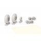 Eduard 648644 1/48 B-17 wheels oval tread Brassin for Aircraft