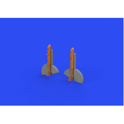 Eduard 648670 1/48 Spitfire Mk.Va/b undercarriage legs BRONZE Brassin for Aircraft