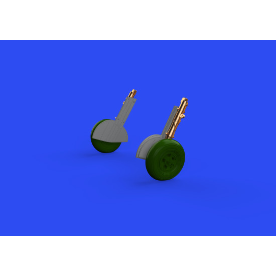 Eduard 648670 1/48 Spitfire Mk.Va/b undercarriage legs BRONZE Brassin for Aircraft
