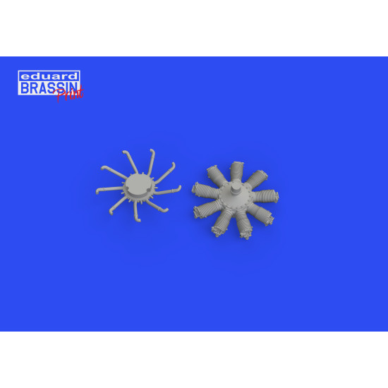 Eduard 648678 1/48 Sopwith Camel Le Rhone engine PRINT Brassin for Aircraft