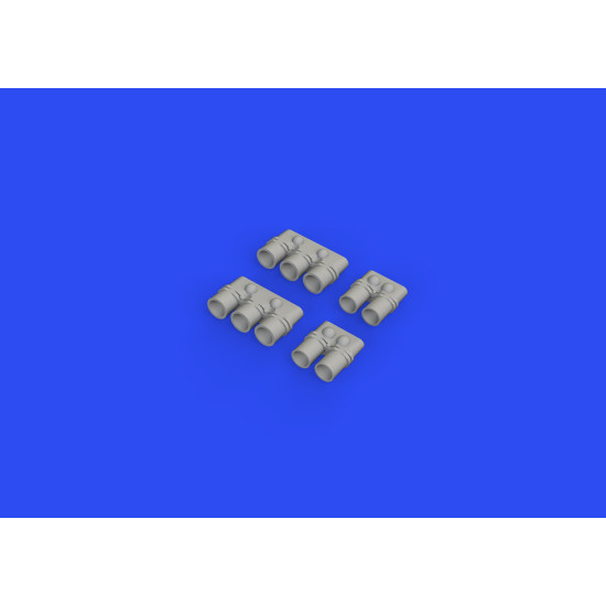 Eduard 648683 1/48 F6F exhaust stacks Brassin for Aircraft