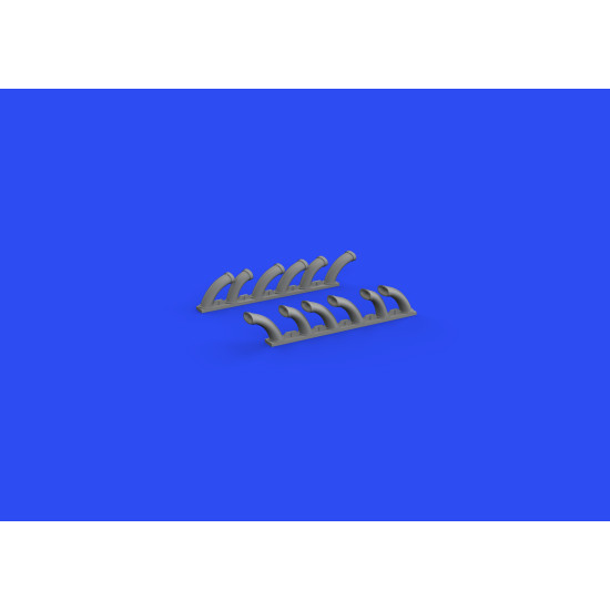Eduard 648688 1/48 Fw 190D exhaust stacks Brassin for Aircraft