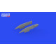 Eduard 648704 1/48 F-4B fin caps PRINT Brassin for Aircraft
