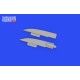 Eduard 648704 1/48 F-4B fin caps PRINT Brassin for Aircraft