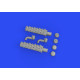 Eduard 648762 1/48 Beaufighter exhausts PRINT Brassin for Aircraft