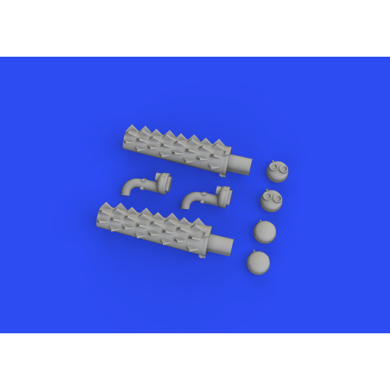 Eduard 648762 1/48 Beaufighter exhausts PRINT Brassin for Aircraft