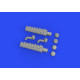 Eduard 648762 1/48 Beaufighter exhausts PRINT Brassin for Aircraft
