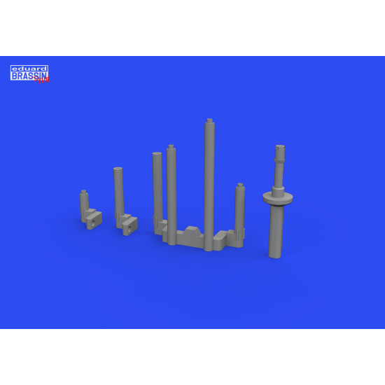 Eduard 648789 1/48 P-38J gun barrels PRINT Brassin for Aircraft