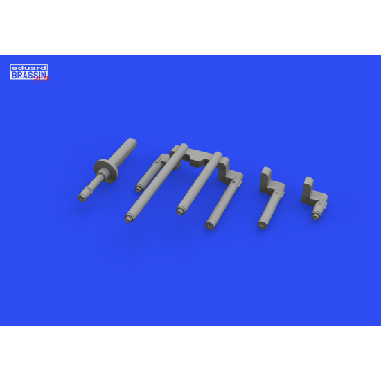 Eduard 648789 1/48 P-38J gun barrels PRINT Brassin for Aircraft