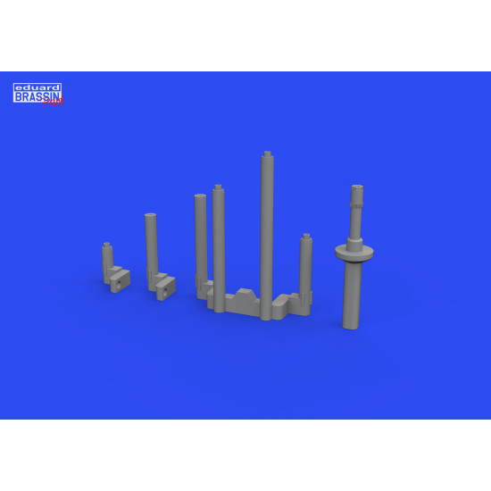 Eduard 648789 1/48 P-38J gun barrels PRINT Brassin for Aircraft