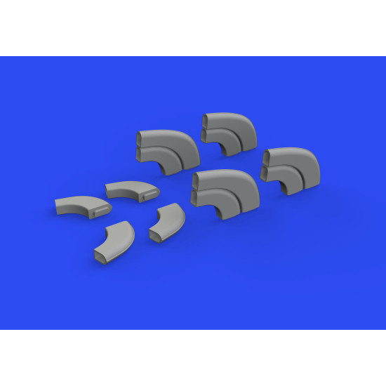 Eduard 648805 1/48 Yak-9D exhaust stacks PRINT Brassin for Aircraft