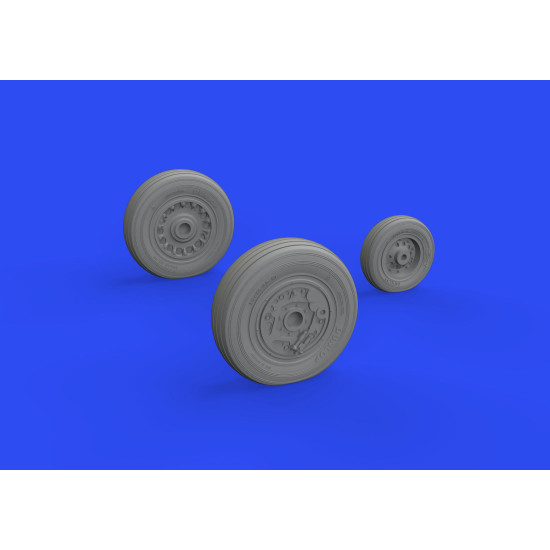 Eduard 648814 1/48 Buccaneer S.2C/D wheels Brassin for Aircraft