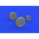 Eduard 648814 1/48 Buccaneer S.2C/D wheels Brassin for Aircraft